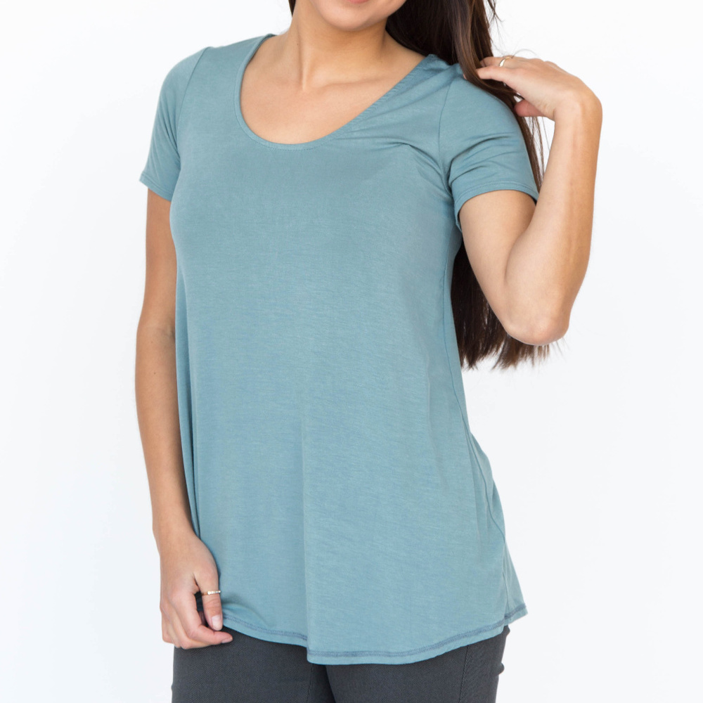 Everyday Tee Modal Vintage Blue